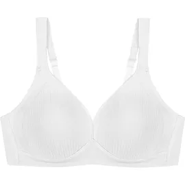 Triumph Modern Soft + Cotton BH ohne Bügel 10186008 white 105C