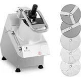 Royal Catering Gemüseschneider elektrisch 5-tlg. Silber