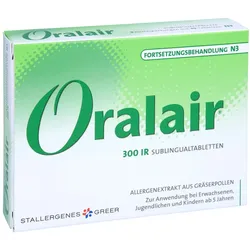 ORALAIR 5-Gräser Fortsetzung 300 IR Sublingualtab. 90 St