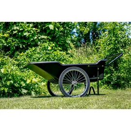 Polar Schubkarre Premium 283 l Schwarz