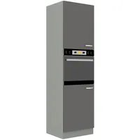 Küchen-Preisbombe Hochschrank 60 x 0 x 0 cm Grau