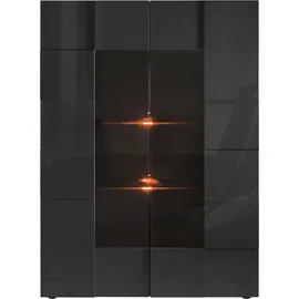 Home Affaire Standvitrine Dama 166 x 121 x 0 cm Grau