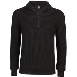 Brandit Marine Pullover Troyer, zwart, 4XL Voorman