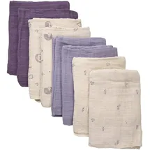 PIPPI 8er Pack Unisex Baby Stoffwindel/Spucktuch/Mullwindel 65x65