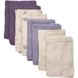 PIPPI 8er Pack Unisex Baby Stoffwindel/Spucktuch/Mullwindel 65x65