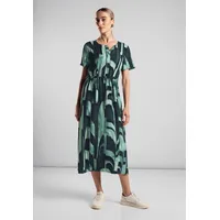 STREET ONE Damen A144127 Midikleid Hunter green) 48