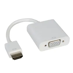 ROLINE HDMI-VGA Adapterkabel, HDMI ST / VGA BU, 0,15 m