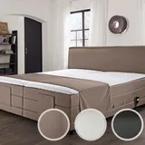Winkle »Ferrol« Elektro-Boxspringbett motorisch verstellbar / 7244 Schwarz / 200x200 cm / H3