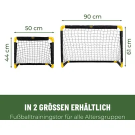 Umbro Fußballtor Schwarz/Gelb 50 x 44,5 x 44,5 cm