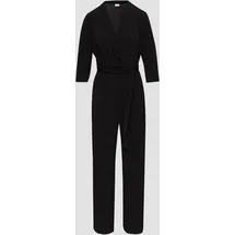 S.Oliver - Jumpsuit in Wickel-Optik, Damen, schwarz, 36