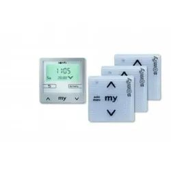 Somfy 1811597 Uno IB+ Set (3x Smoove Uno IB+ 1xChronis Smoove IB+Pure o.R.