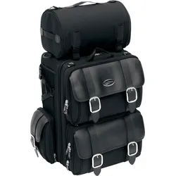 Saddlemen S3200DE Expandable, Sissybar-Tasche - Schwarz