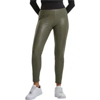 URBAN CLASSICS Damen-Leggings aus Kunstleder mit hoher Taille