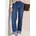 Jeans mid Blue used wash Gr w32-l32