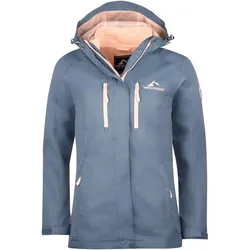 Damen 3in1 Funktionsjacke Hverfjall Klippenblau/Pfirsisch XL