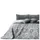 DecoKing 12253 Tagesdecke 200 x 220 cm Grau/Silber/Weiß