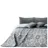 DecoKing 12253 Tagesdecke 200 x 220 cm Grau/Silber/Weiß