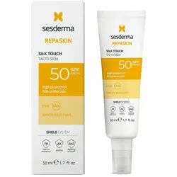 Sonnenschutzcreme für das Gesicht Sesderma REPASKIN Spf 50 50 ml Seidig