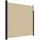 vidaXL Seitenmarkise 200 x 300 cm Beige Polyester