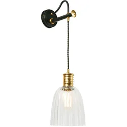 Douille Wandleuchte schwarz, messing Elstead Lighting DOUILLE1-BPB