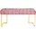 Kayoom Hockerbank, Altrosa, Kunststoff, 47x48x100 cm, Bsci, Esszimmer, Bänke, Sitzbänke