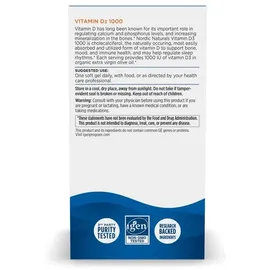 Nordic Naturals Vitamin D3 1000 IU Softgels 120 St.