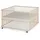 Sämann Laufgitter Matratze SleepPlus, Lattenrost – Sprossen sahara dust/natur, | Gr.: 120x120 cm,