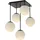 OTTO home Nellin 5 E14 rund schwarz/opal matt