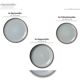 Ritzenhoff & Breker Portofino Kombiservice 18-tlg. blaugrau