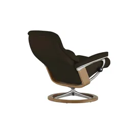 Stressless Relaxsessel Leder 79 x 103 x 73 cm Braun mit Hocker