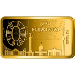 Die offiziellen Goldbarren-Münzen zur UEFA EURO 2024TM