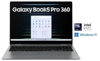 SAMSUNG Galaxy Book5 Pro 360 16" AMOLED Ultra 7 256V 16/512GB SSD Win11P Copilot+PC