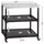 BBQ-Toro Grilltisch 80 x 80 x 83 cm Edelstahl Schwarz