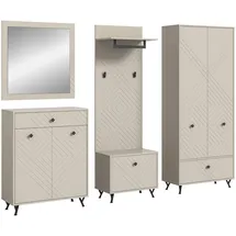 VCM Notes Garderobenschrank 250x190x35cm beige