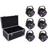 Eurolite Set 6x LED PARty Spot Mehrfarbig