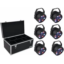 Eurolite Set 6x LED PARty Spot Mehrfarbig