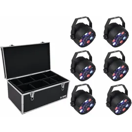 Eurolite Set 6x LED PARty Spot Mehrfarbig