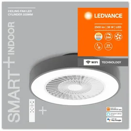 LEDVANCE Smart+ WiFi Ceiling Fan grau