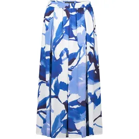 Betty Barclay Midirock Damen Floral Blau/Weiß 38