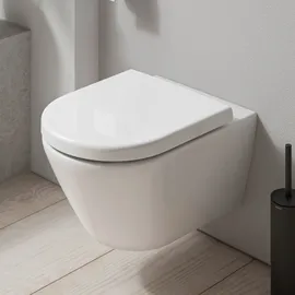 Duravit D-Code Wand-WC mit WC-Sitz Weiß hochglanz