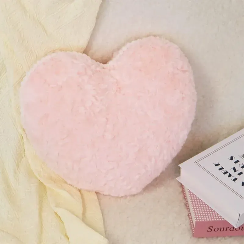 Cute niedliches Plüszkissen für Couchbett/Sofa, weiches Halbmond-Stern-Kissen mit Raumdekoration für Schlafzimmer, Wohnzimmer, Studentenzimmer, Geburtstagsparty-Geschenke, Herz