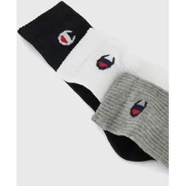Champion Socken Unisex 3er Pack bunt|grau 39-42