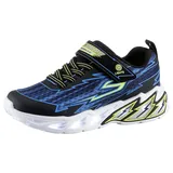 SKECHERS Skechers, Jungen, Sneaker sneakers Light Storm 2.0 - Bolt-Brights«, Blinkschuh, LED Schuh, Klettschuh mit blinkender Sohle Gr. 29,