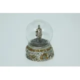 Glitzerkugel Römer Höhe 6,5 cm Tier Schnee Miniatur Schüttel Glas Kugel