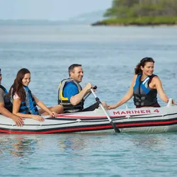 INTEX Schlauchboot Aufblasbares Boot Ruderboot Paddelboot Kajak Angelboot