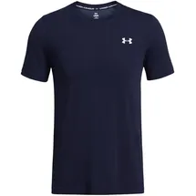 Under Armour Vanish Seamless SS in Blau, - Midnight Navy / Mod gray S
