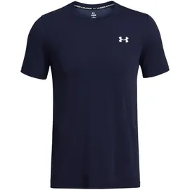 Under Armour Vanish Seamless SS in Blau, - Midnight Navy / Mod gray S