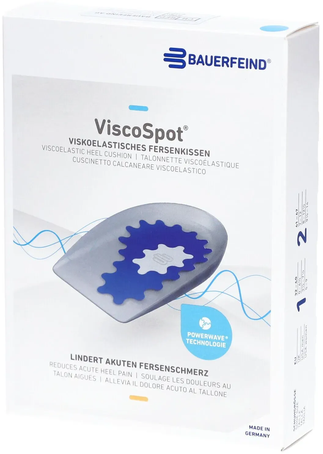 Bauerfeind® Viscospot® Warme Ferse Größe 1