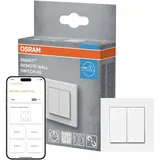 Osram SMART+ WiFi Wandschalter 4 Tasten, magnetisch, USB-C aufladbar, 6 Monate Laufzeit, Alexa kompatibel, Weiß