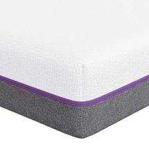 vidaXL Matratze Weiß und Grau 140 x 200 cm Memory Foam